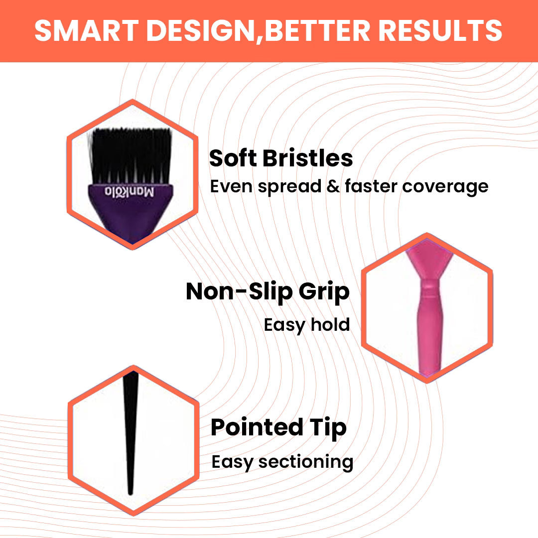 Premium Hair Color Brush-Trio Masterpiece Set