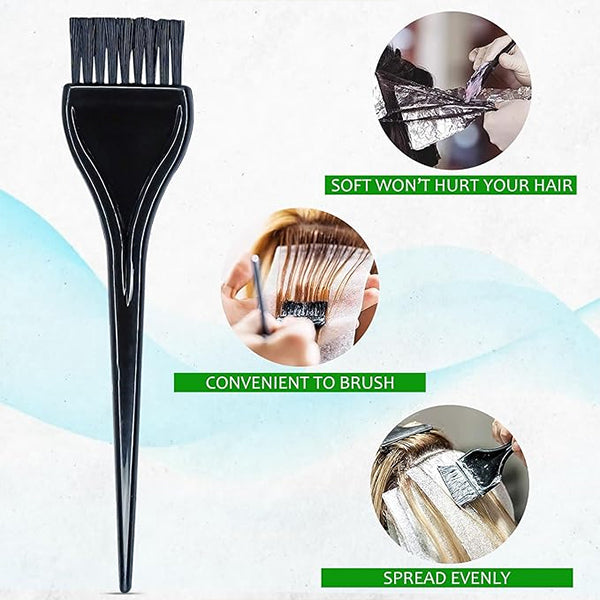 Mankolo | Small Dye Hair Coloring Brush with Long Tail (Pack of 4)