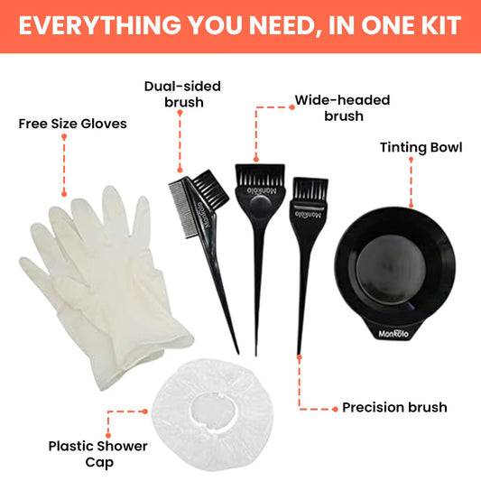 Mankolo | 6-Piece Hair Dye Brush Coloring Kit