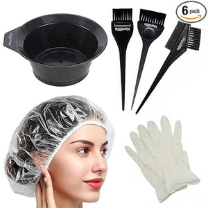 Mankolo | 6-Piece Hair Dye Brush Coloring Kit