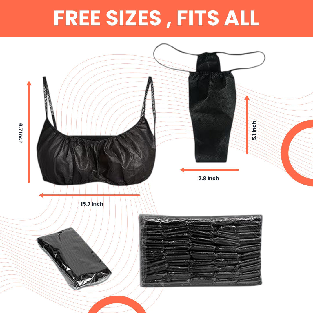 Mankolo | Non-Woven Disposable Bra Panties for Spa