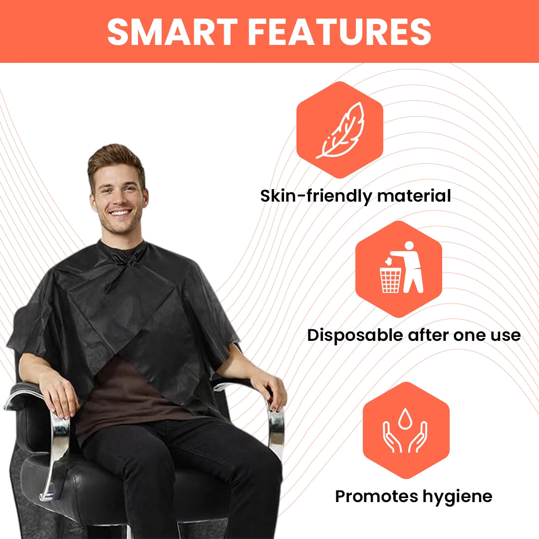 Mankolo | Nonwoven Disposable Hair Cutting Cape Sheet