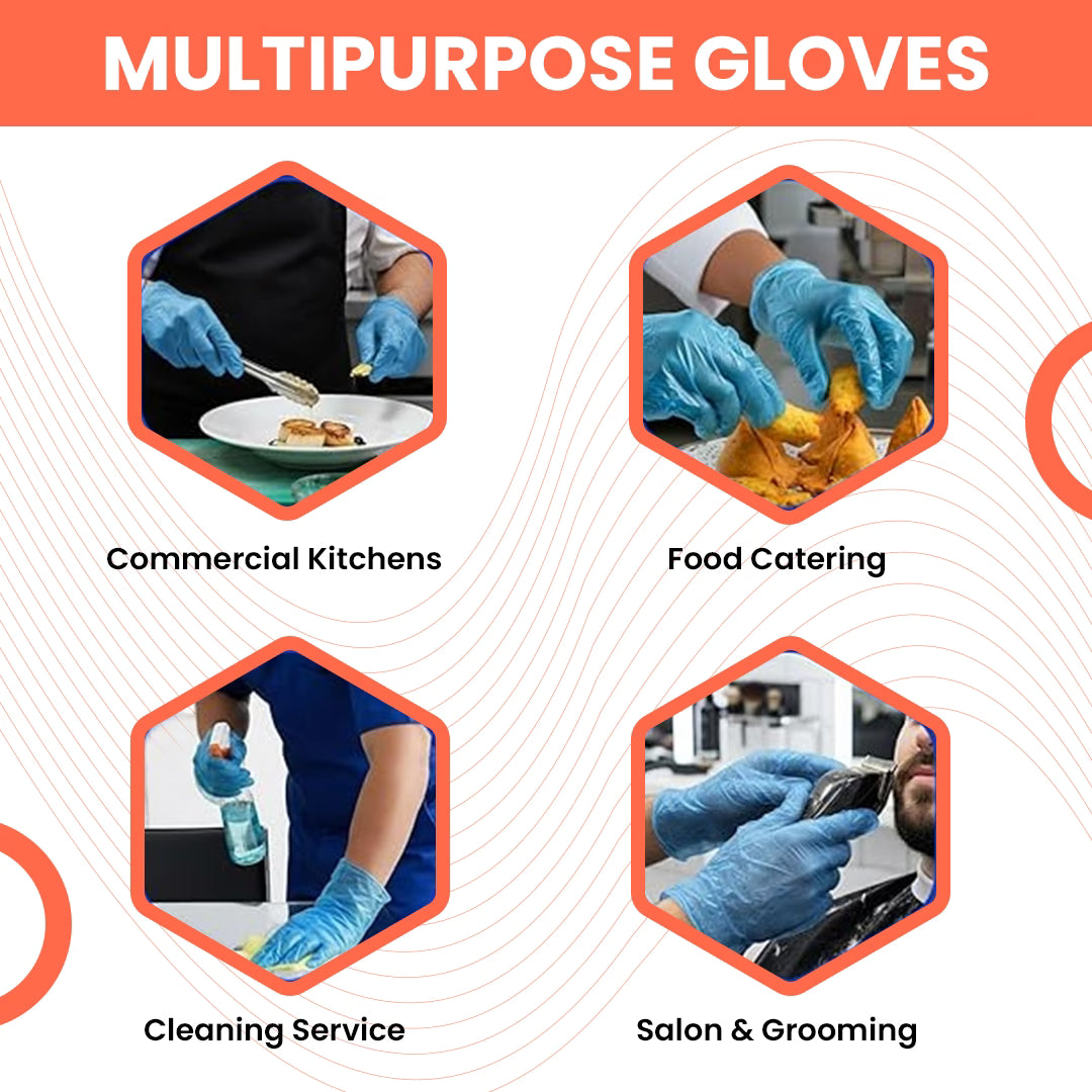 Plastic Hand Glove with Wall Mount Clip Organizer