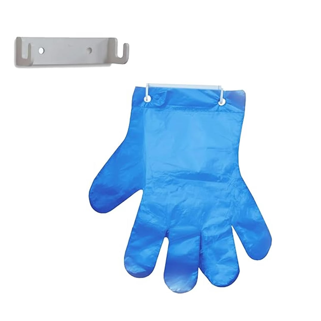 Plastic Hand Glove with Wall Mount Clip Organizer